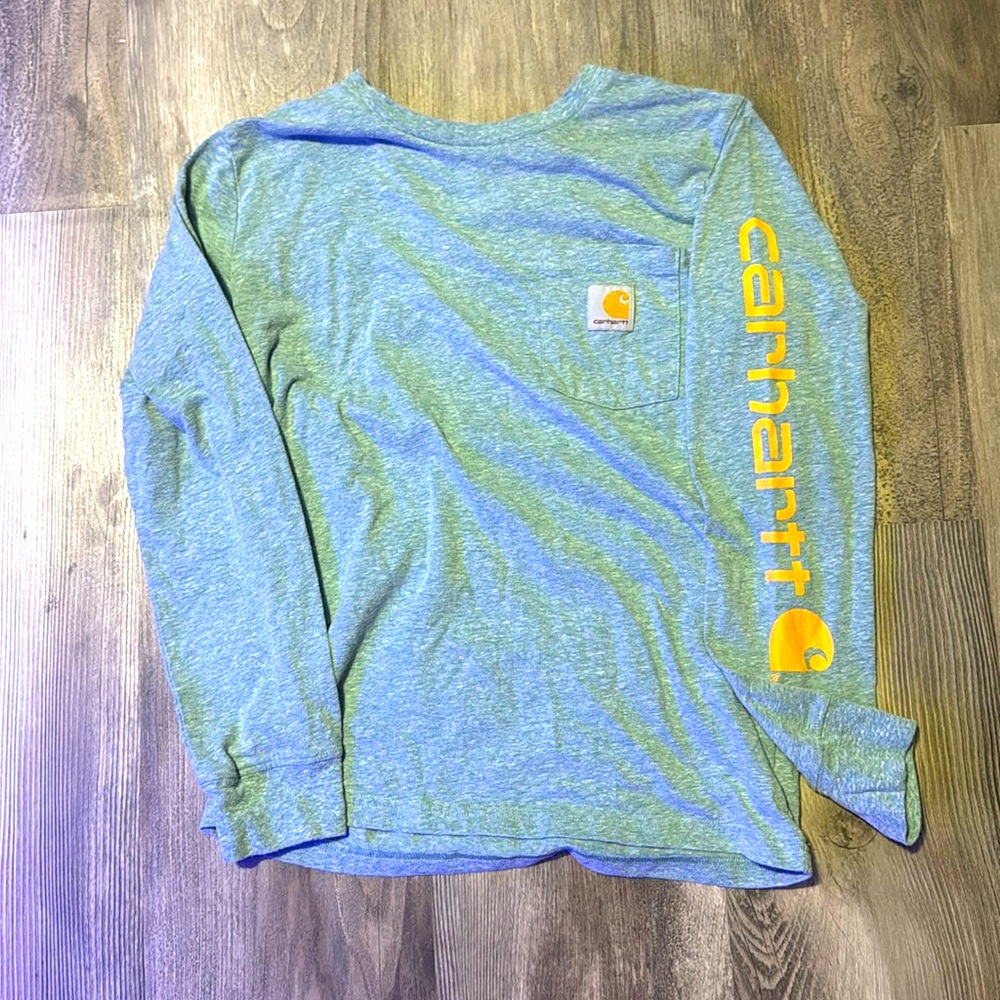 Carhartt long sleeve size medium 10-12 used like new!